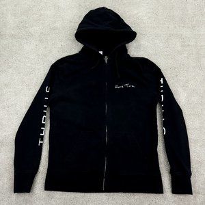 Sam Smith Hoodie Mens Medium Black Long Sleeve Drawstring Full Zip 2018 Tour